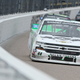 Ross Chastain leading a group of trucks in Iowa on Sunday.